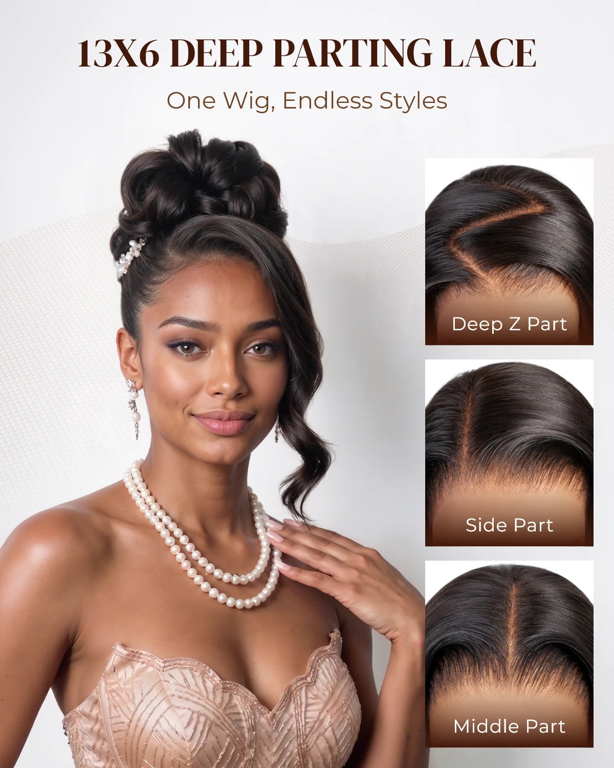 Arabella 13x6 Deep Parting HD Lace | One Wig, Endless Styles, Free Part