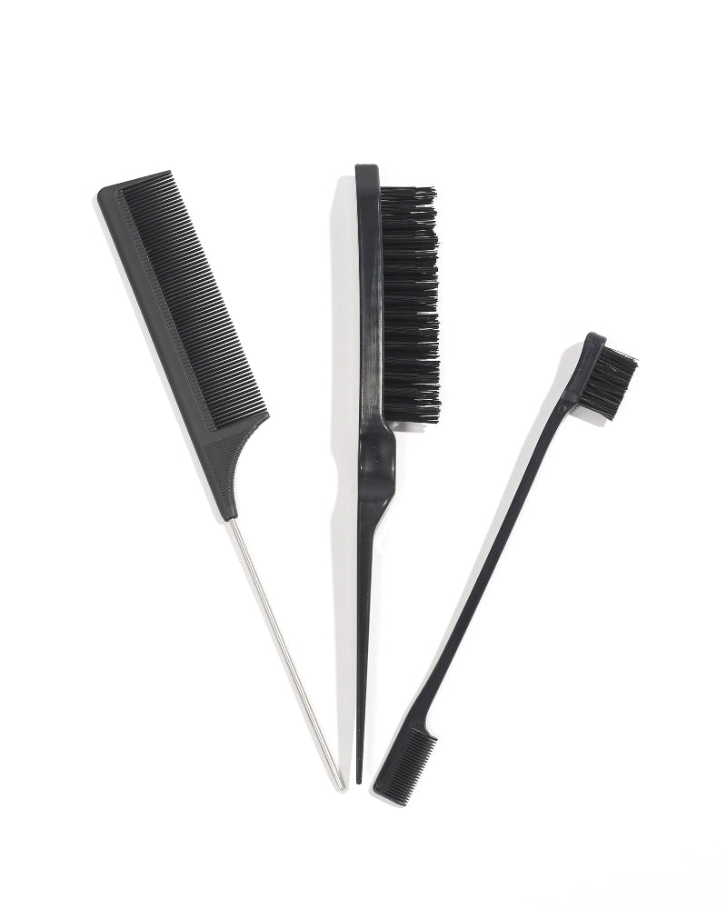 Arabella 3 Pack Rat Tail Combs Set