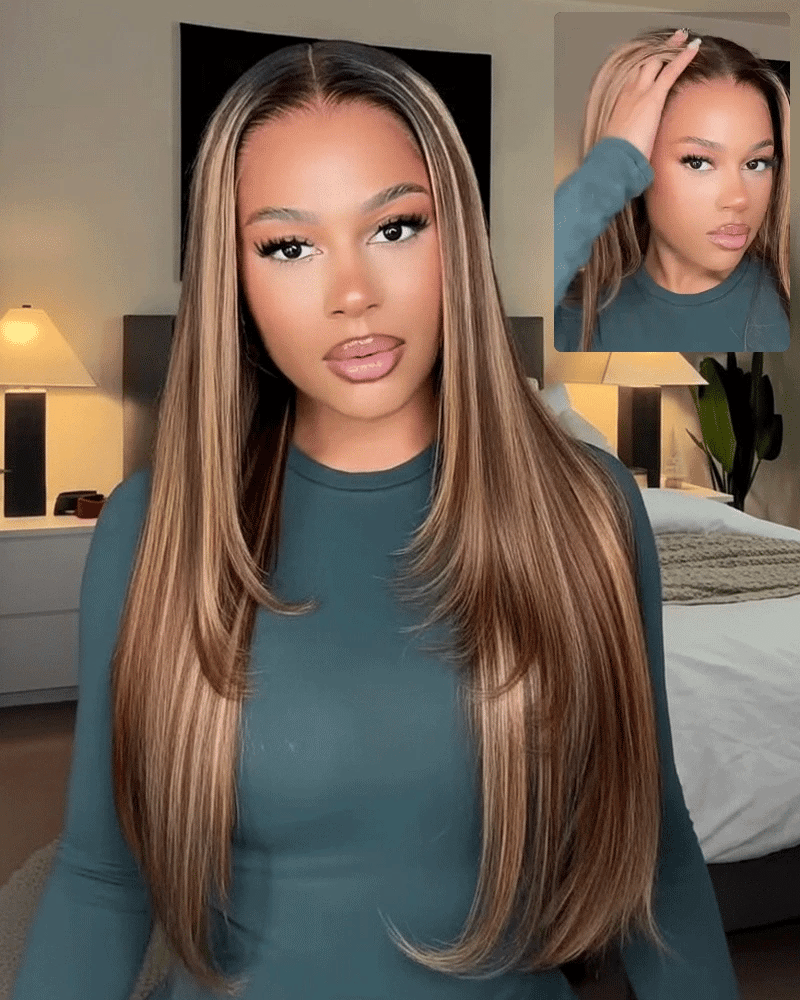 Arabella Hair 13x6 lace front wig—lace close-up and hairline detail