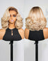 Arabella 6x5 invisible knots Glueless Loose Body Wave Bob Wig Pre-cut Lace Brown Blonde Ombre Beginner Friendly