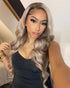 Arabella 13x4 Frontal Lace Ash Blonde Ombre Loose Body Wave Wig Beginner Friendly Loose Body Wave