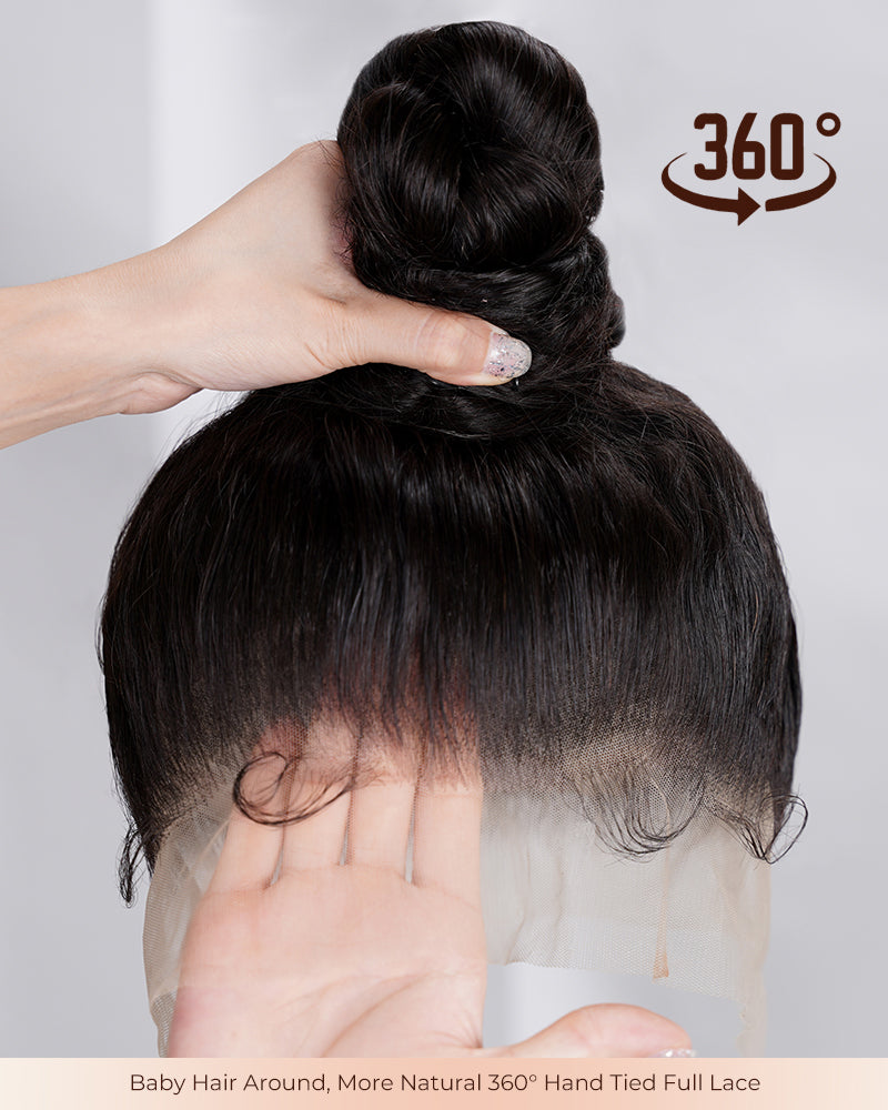 Poster Showing How Transparent 360 Wig Lace Is