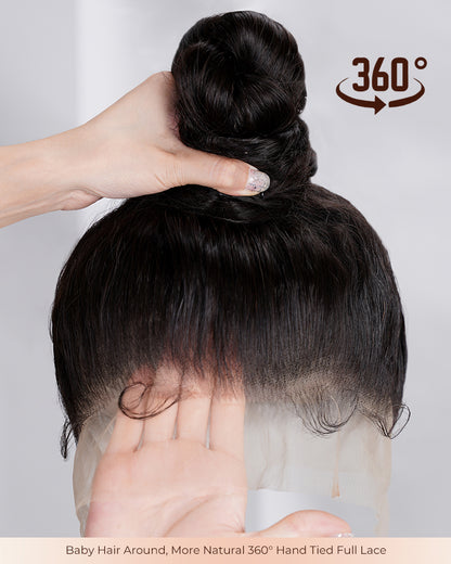 Poster Showing How Transparent 360 Wig Lace Is