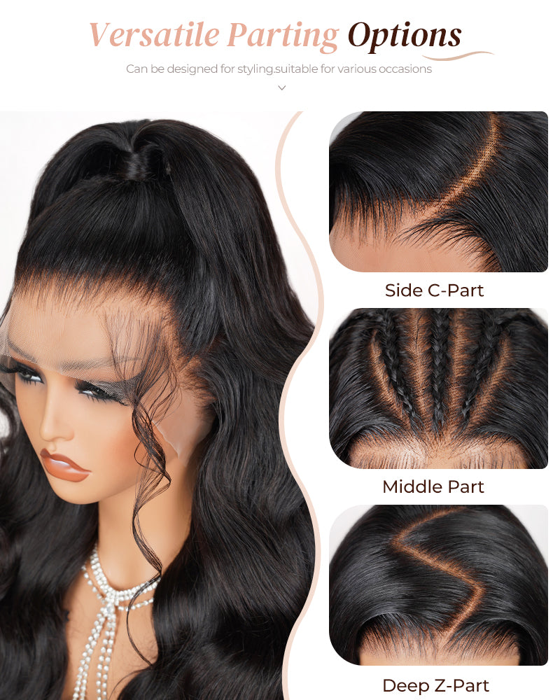 Versatile Parting Options of 360 Wig