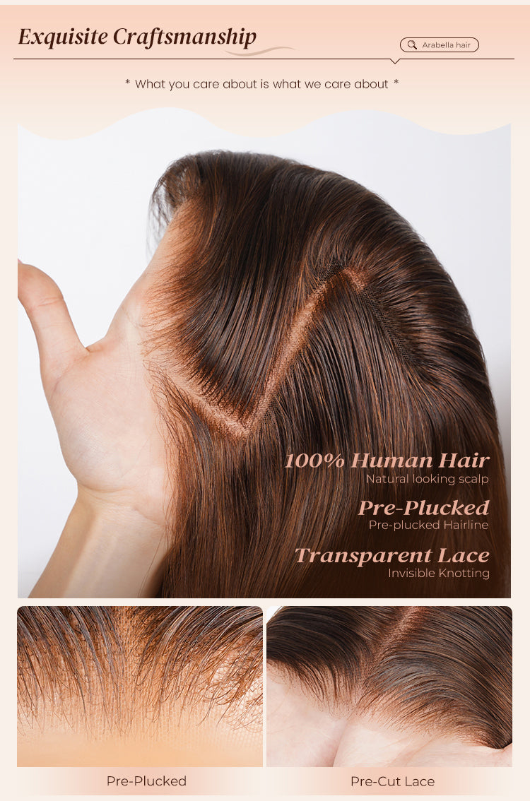 Hairline Detail of Arabella Hair