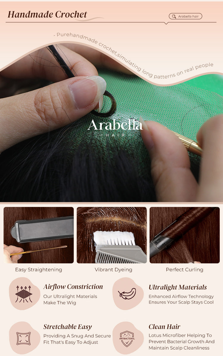 Dark Brown Wig Creation Poster