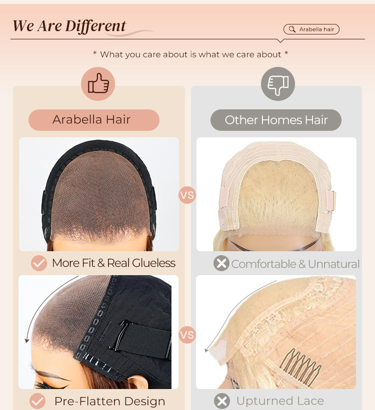 Arabella Hair Lace Cap VS Other Option