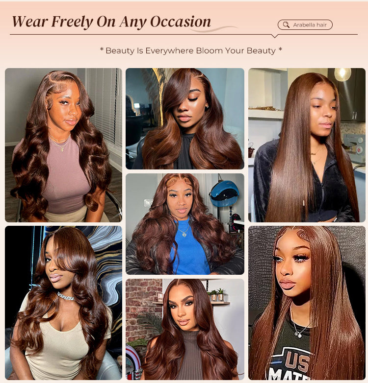 Dark Brown Wig Suitable for Any Occasion