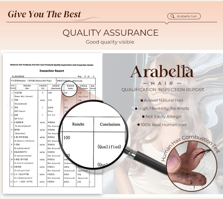 Dark Brown Wig Inspection Report