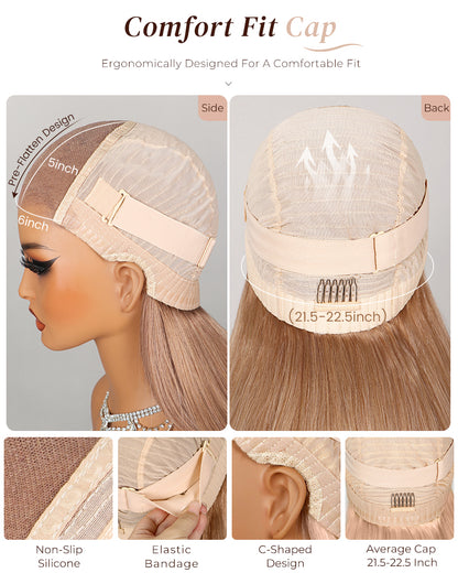 Blonde Wig Lace Cap Design