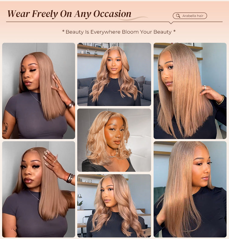 Ash Honey Blonde Wig Suitable for Any Occasion