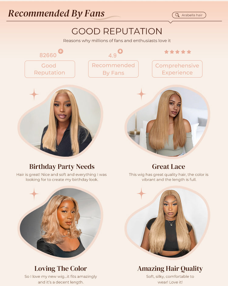Ash Honey Blonde Wig Recommended by Fans