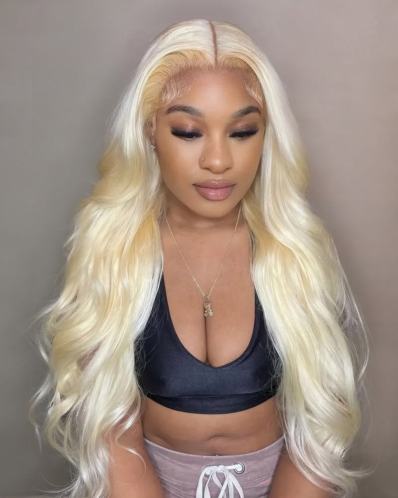 Arabella 13x6 Three-Go™ 613 Blonde Glueless Wig Loose Body Wave With Drawstring 100% Human Hair Wig