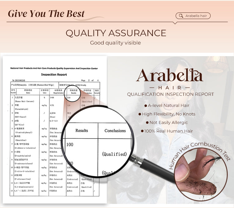 Arabella Hair Body Wave Wig Inspection Report