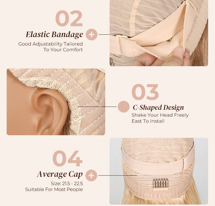 Design Details of 613 Blonde Wig Cap