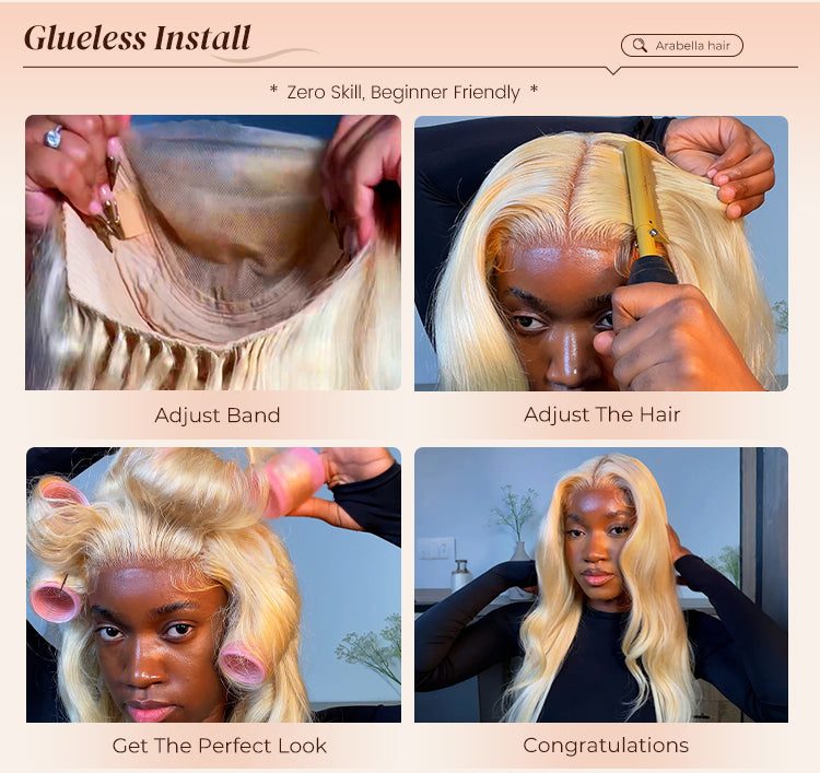 Steps to Install 613 Blonde Wig