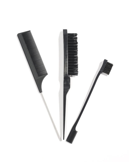 Arabella 3 Pack Rat Tail Combs Set