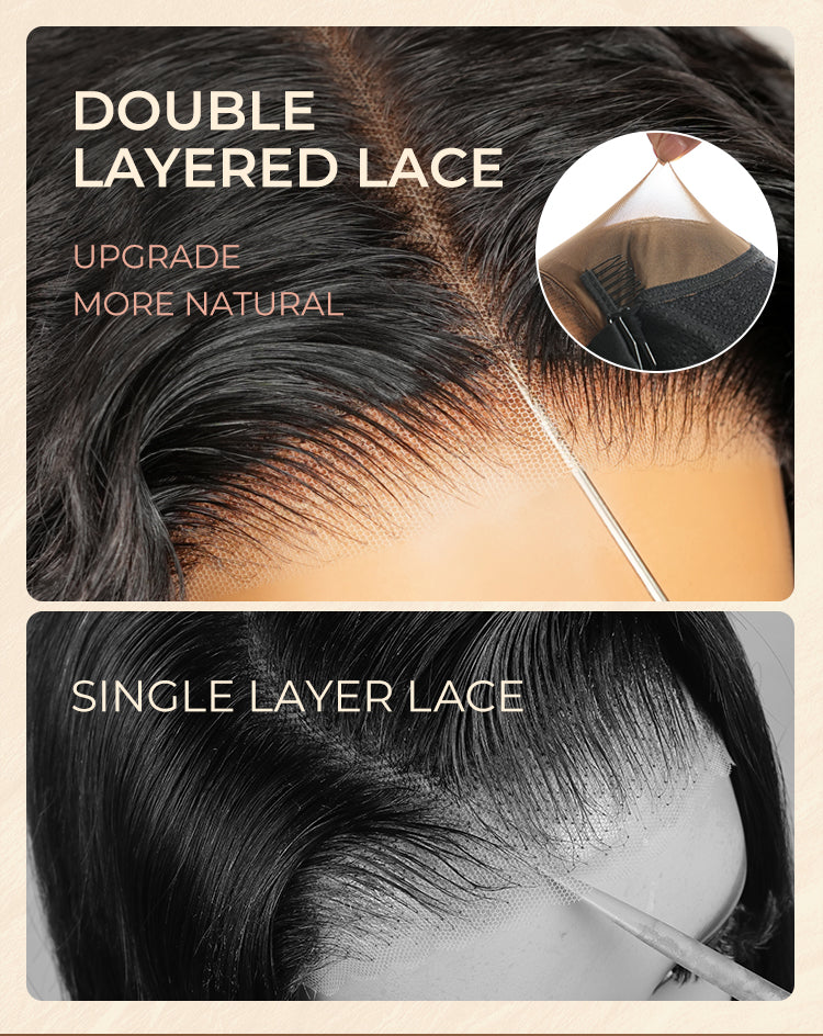 Arabella 3D Lace Half Wig Jerry Curly Wig