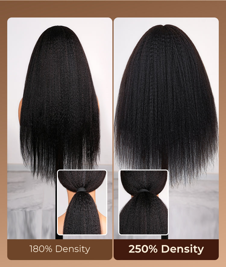 Arabella 3D Lace Half Wig Yak Straight Wig