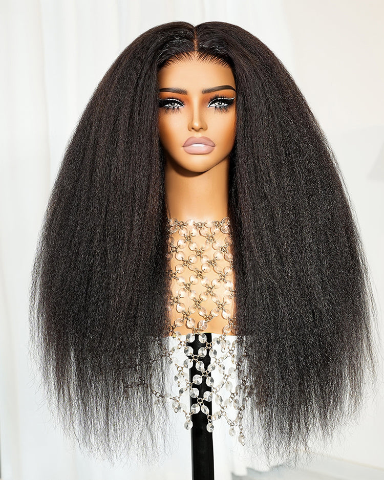 Arabella 3D Lace Half Wig Yak Straight Wig