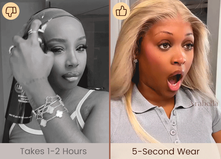 Blonde Highlight Loose Body Wave Wig