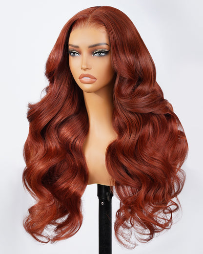 $200-$100 | Arabella 13x6 Three-Go™ Glueless Reddish Brown Loose Body Wave Wig