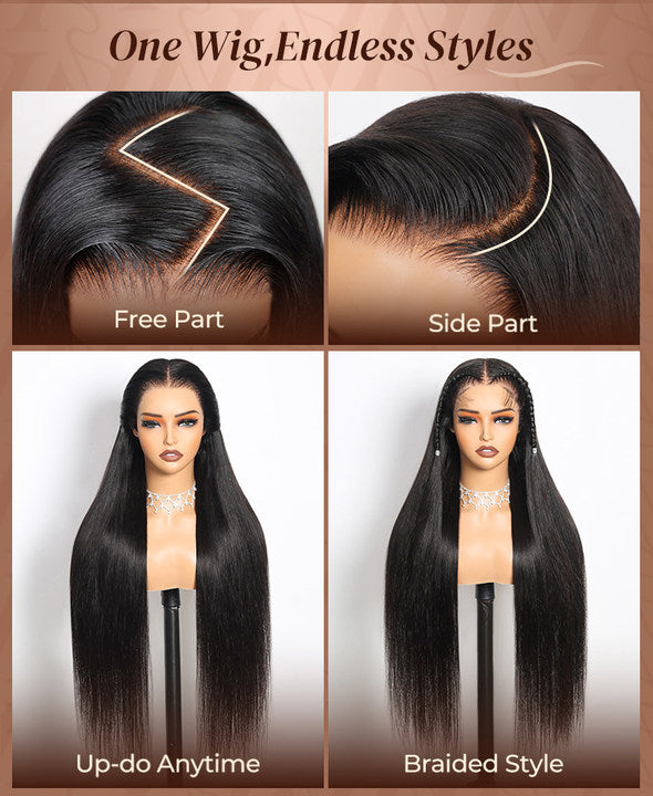 ETE Wig Parting and Braided Style Collage