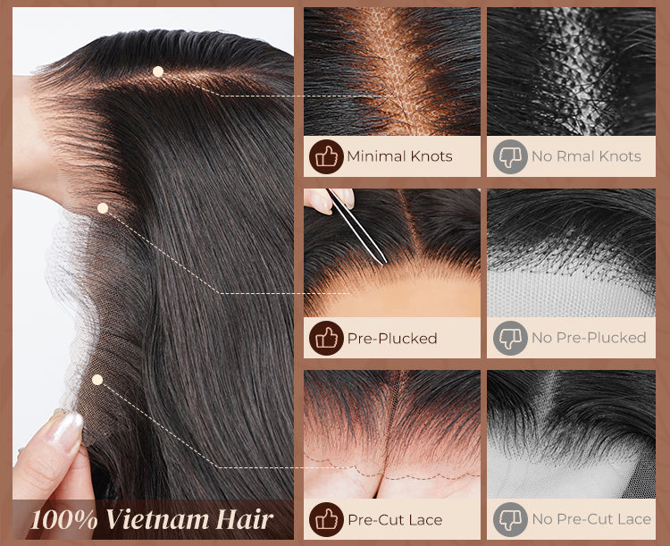 Poster Comparing Lace Designs to Other Options