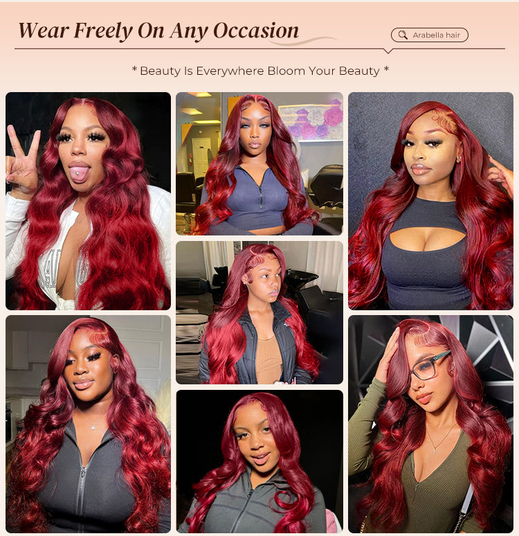 Cherry Red Wig Suitable for Any Occasion