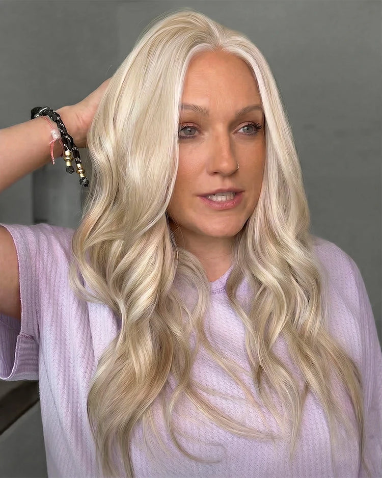 Arabella 13x6 Three-Go™ Blonde Highlight Glueless Wig Loose Body Wave With Drawstring 100% Human Hair Wig