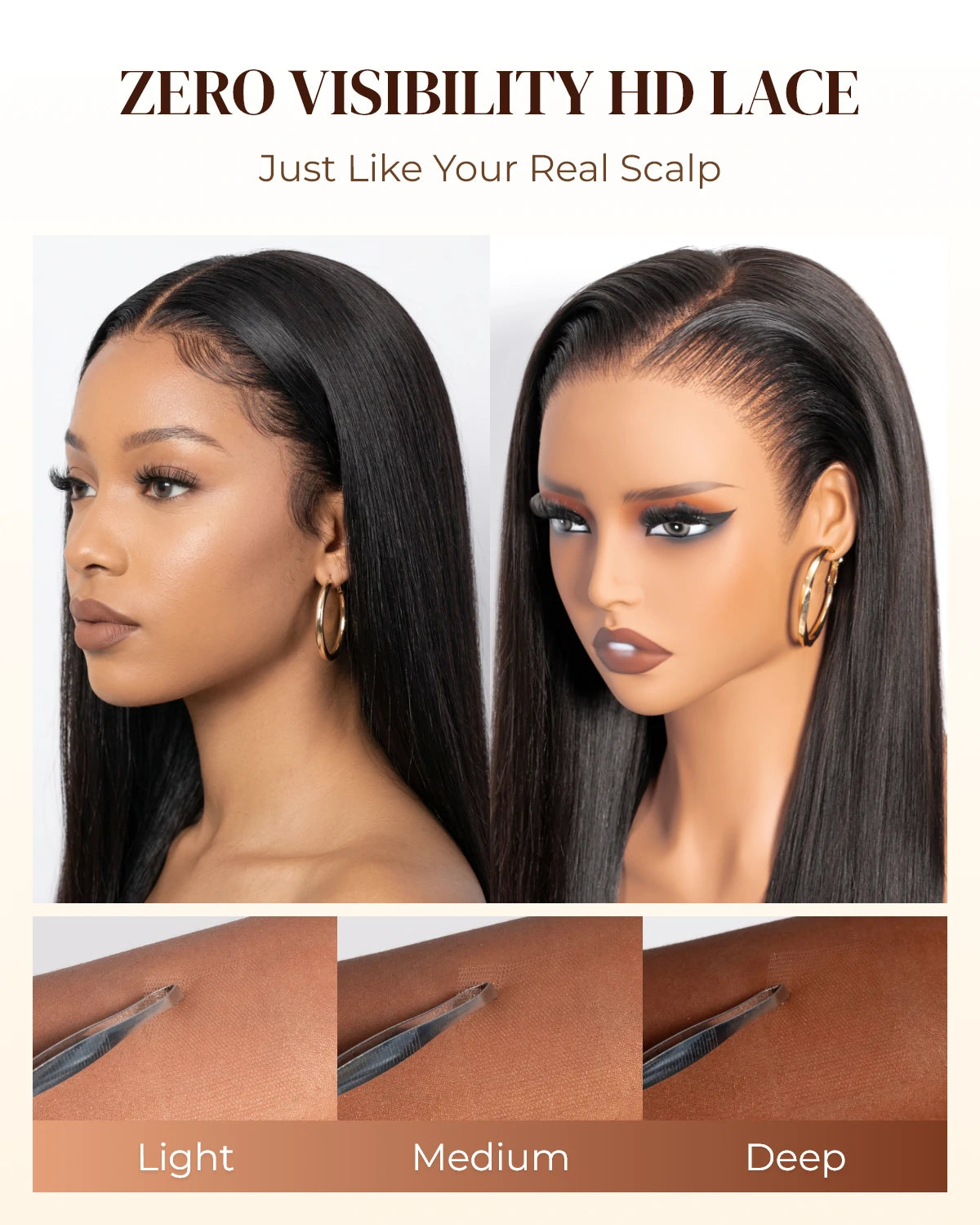 HD_lace_wig_scalp_melt_finish_undetectable_hairline_silky_straight_natural_black_wig_Arabella_zero_visibility