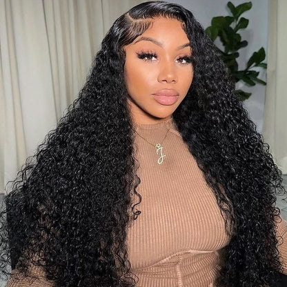 Arabella 【30&quot; Super Sale】 6x5 Invisible Knots Glueless &amp; 13x4 Lace Front Pre-Bleached Knots Natural Black Body Wave/Straight/Curly Human Hair Wig