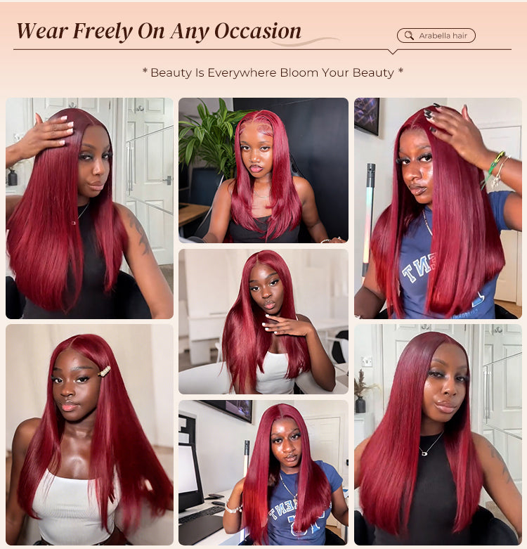 Red Velvet Wig Suitable for Any Occasion