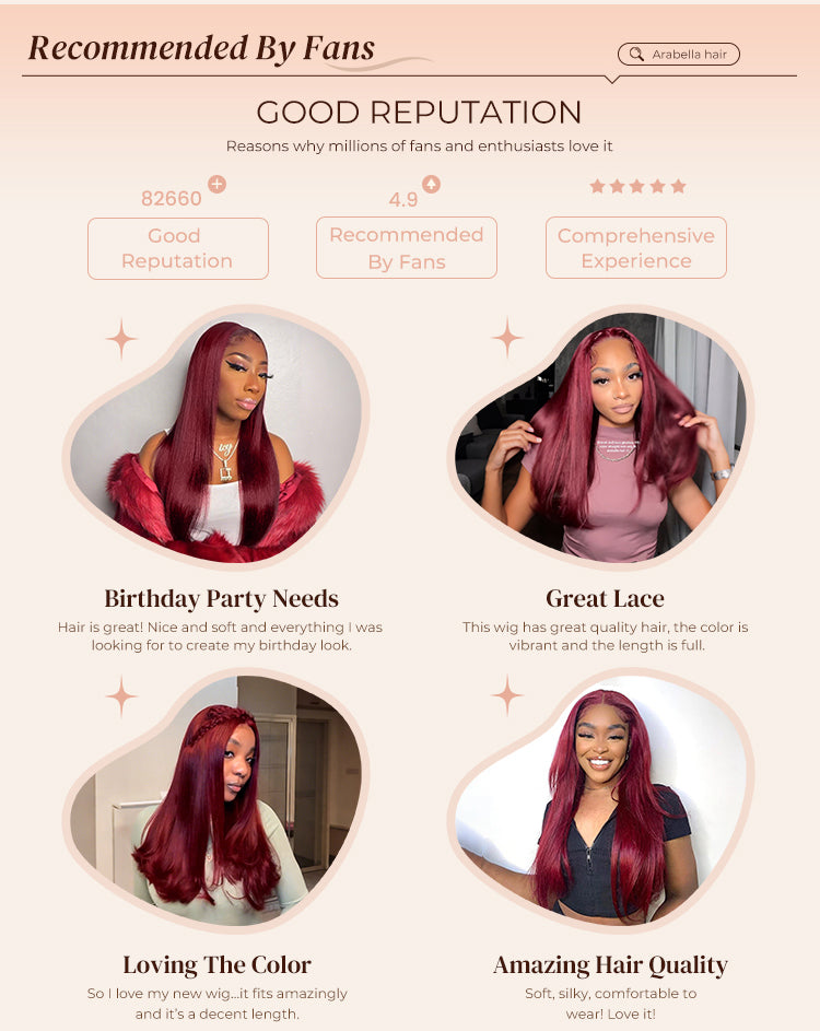 Red Velvet Wig Recommended by Fans