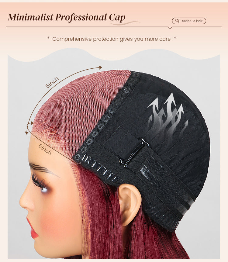 Red Velvet Wig Professional Wig