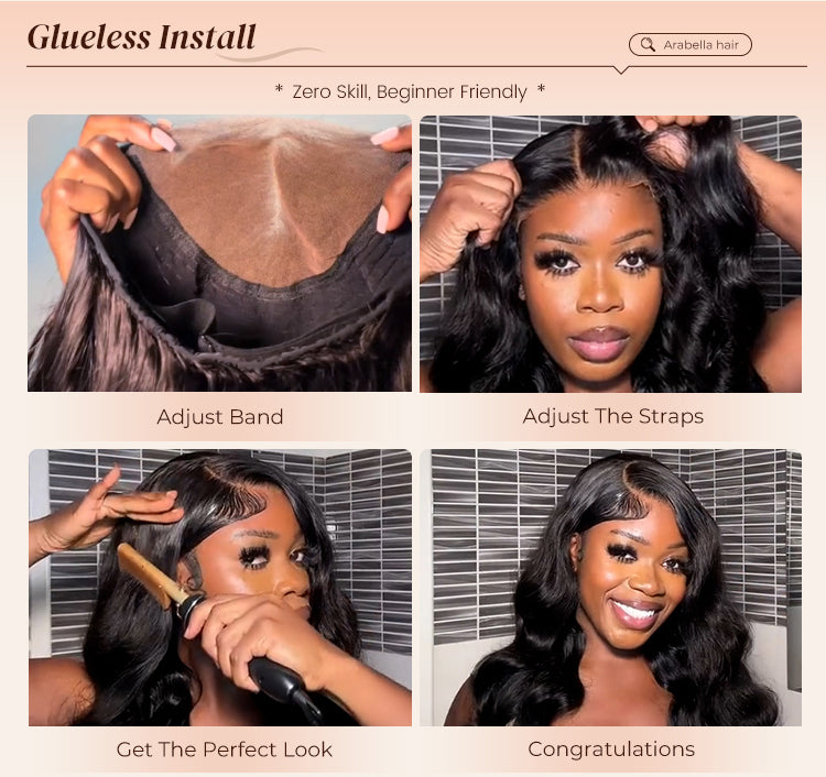 Steps to Install Salon Grade Wig