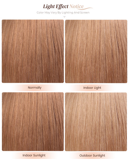 Arabella 6x5/13x4 Lace Glueless Milk Tea Brown Straight Wig Pre-cut Lace Beginner Friendly