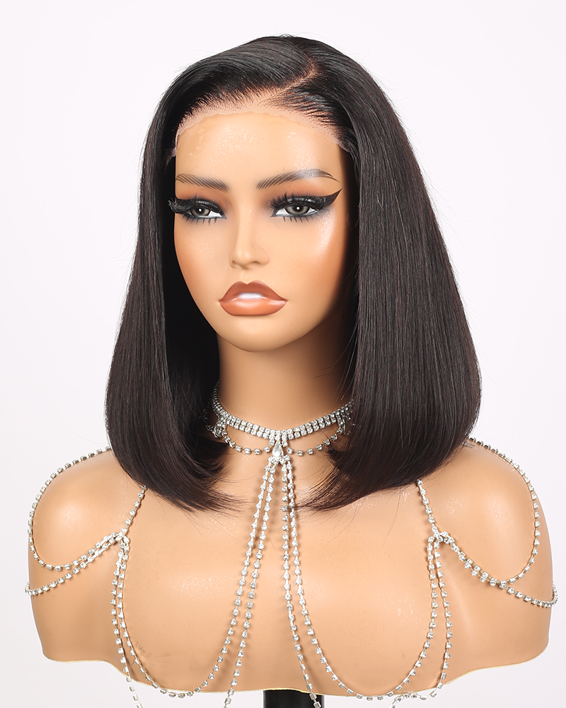 $100-$50 | Arabella 13x6 Pre-Everything Glueless/6x5 Invisible Knots/Lace Closure Natural black Body Wave Wig
