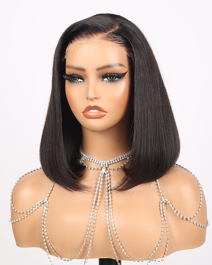 $100-$50 | Arabella 13x6 Pre-Everything Glueless/6x5 Invisible Knots/Lace Closure Natural black Body Wave Wig