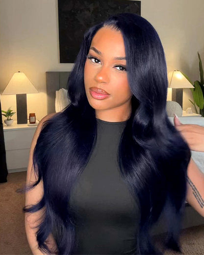 Arabella 13x6 Three-Go™ Midnight Blue Glueless Loose Body Wave With Drawstring 100% Human Hair Wig