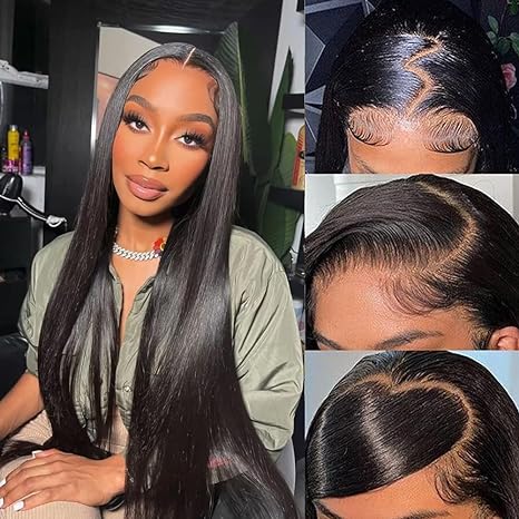 Arabella 【30&quot; Super Sale】 6x5 Invisible Knots Glueless &amp; 13x4 Lace Front Pre-Bleached Knots Natural Black Body Wave/Straight/Curly Human Hair Wig