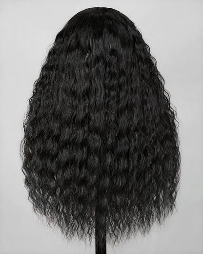 000Arabella 6x5 invisible knots Glueless Bohemian Curl Wig Pre-cut Lace Natural Black Beginner Friendly