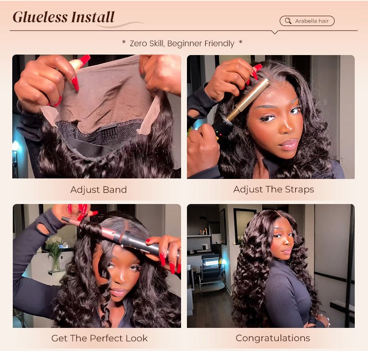 Steps to Install Loose Wave Wig