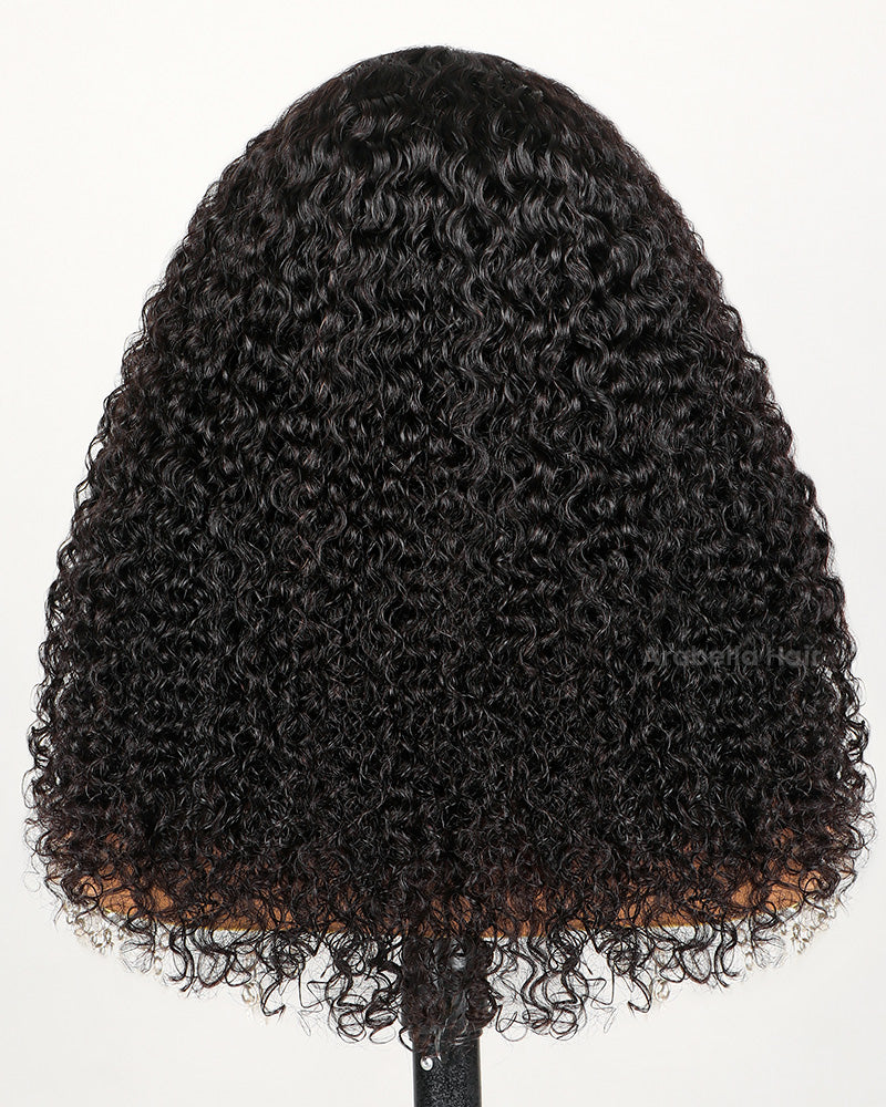 Arabella 6 Inches Deep Part Silky Straight Wig Middle Part Natural Black 100% Human Hair Wig