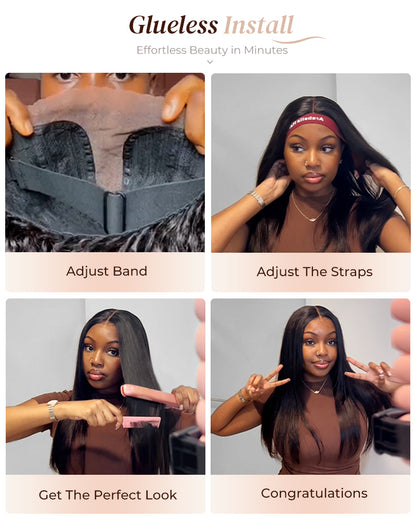 Steps to Install Black Wig