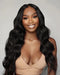 【$299 = 2 WIGS】Arabella 13x4 Frontal Lace Body Wave Wig Invisible Knots Natural Black Realistic Hairline