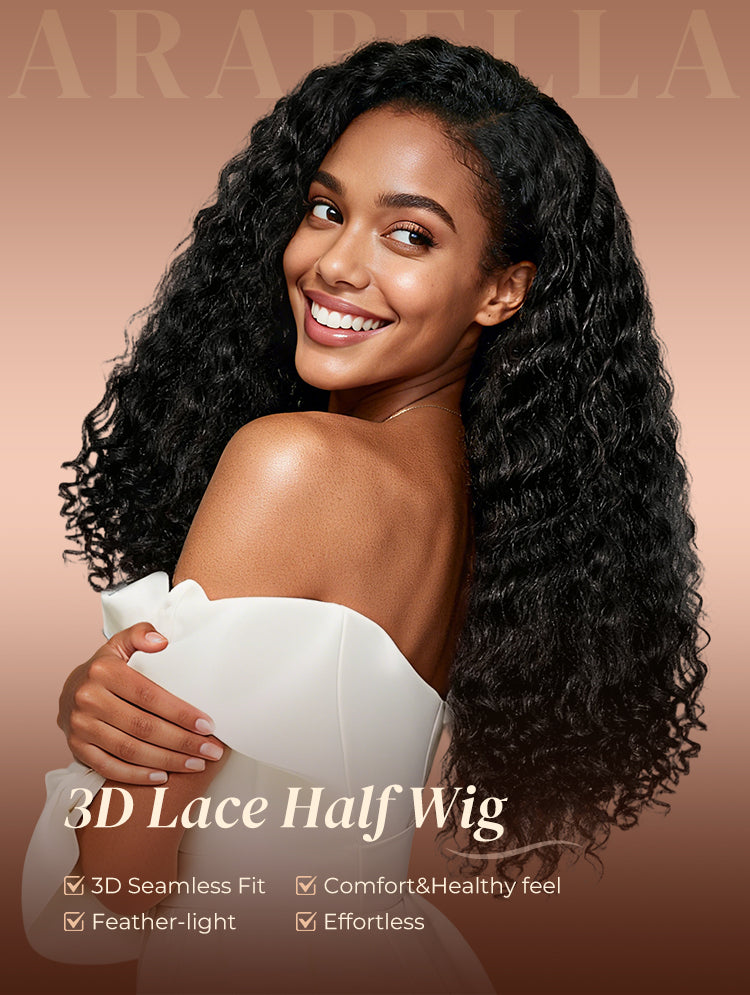 Water Wave With Finger Coil Ends Wig