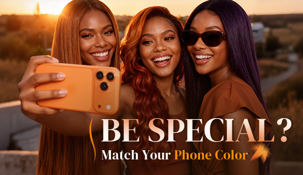 Wigs for Apple Iphone New Color Collection Banner