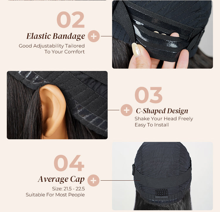 Wig Cap with Non-slip Silicone And Elastic Bandage Features