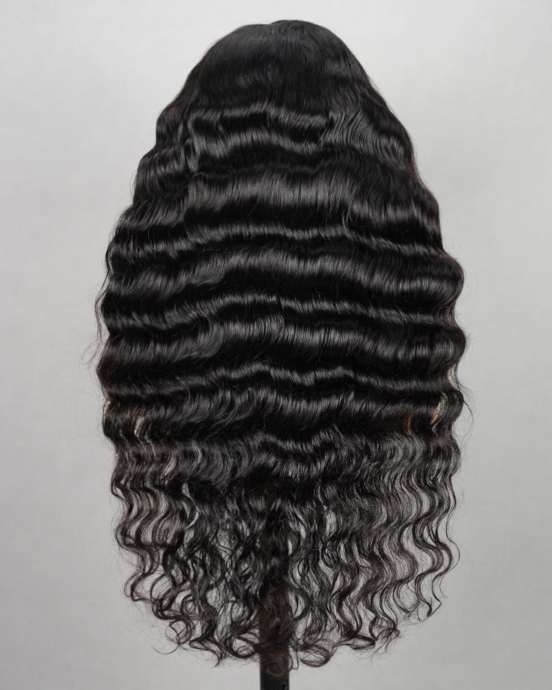 Arabella 6x5 invisible knots Glueless Natural Loose Deep Wave Wig Pre-cut Lace Natural Black Beginner Friendly